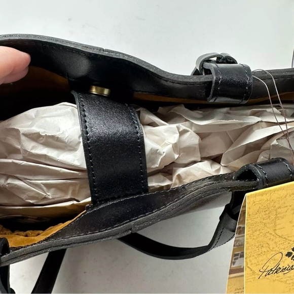 NWT BEAUTIFUL ❤️ PATRICIA NASH DANVILLE LEATHER COLOR BLOCK TOTE PURSE - Picture 5 of 9